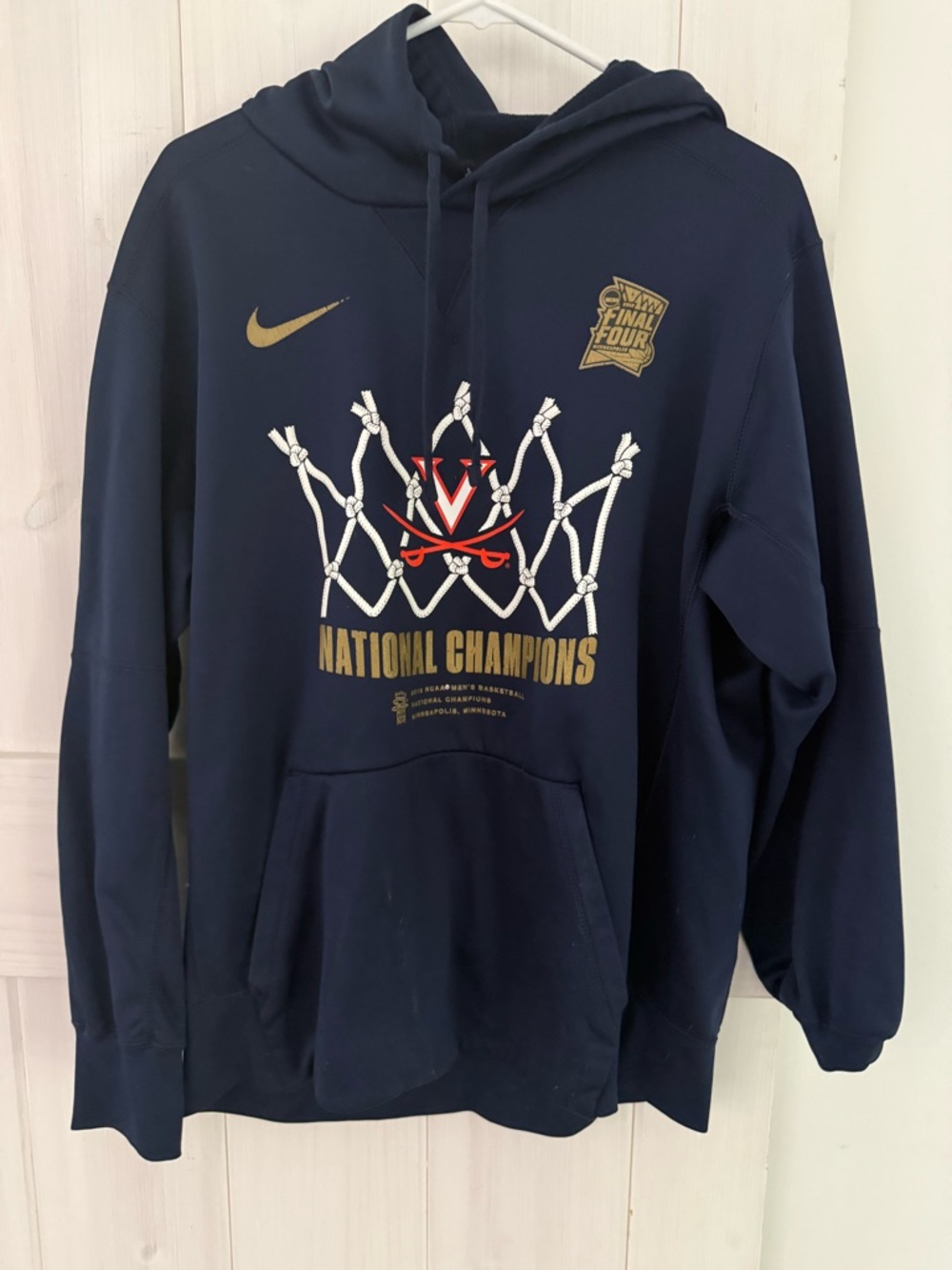 Nike Virginia Cavaliers National Champions Navy Hoodie